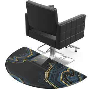 OmySalon 5/8'' Thick Anti Fatigue Mat for Hairstylist Standing, 3'x5' Barber Floor Matt Square Base for Salon Styling Chair, Hair Cutting Hairdressing Equipment