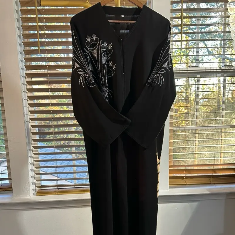 Anaya Black Embroidered Abaya
