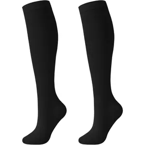 Junely Compression Socks for Women Knee High Stockings for Running Support Nurses Pregnant Women Flying Sports Gifts
