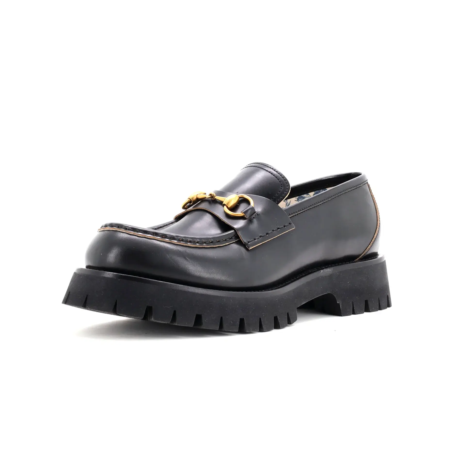 Pre-owned Gucci Men's Harald Horsebit Loafers Leather by Rebag