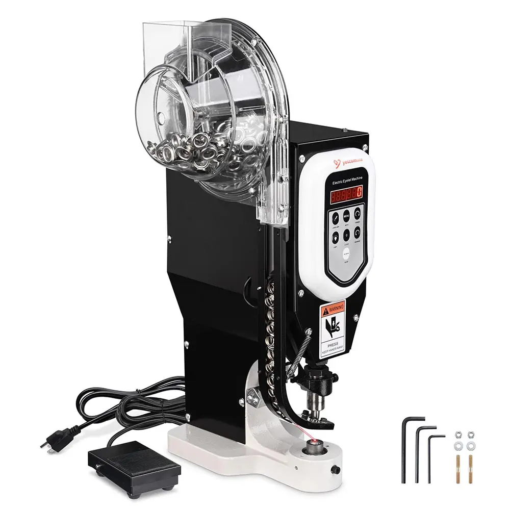 Yescom #2 Auto Grommet Press Machine with Foot Press