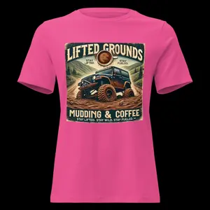 Lifted Grounds Coffee Co.® Women's Muddin’ and Coffee Tee – Fueled by Dirt and Brew