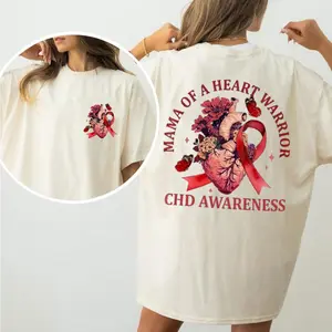 CHD Awareness Shirt, CHD Mama Sweatshirt, CHD Warrior Gift, Open Heart Surgery, Congenital Heart Defect Tee