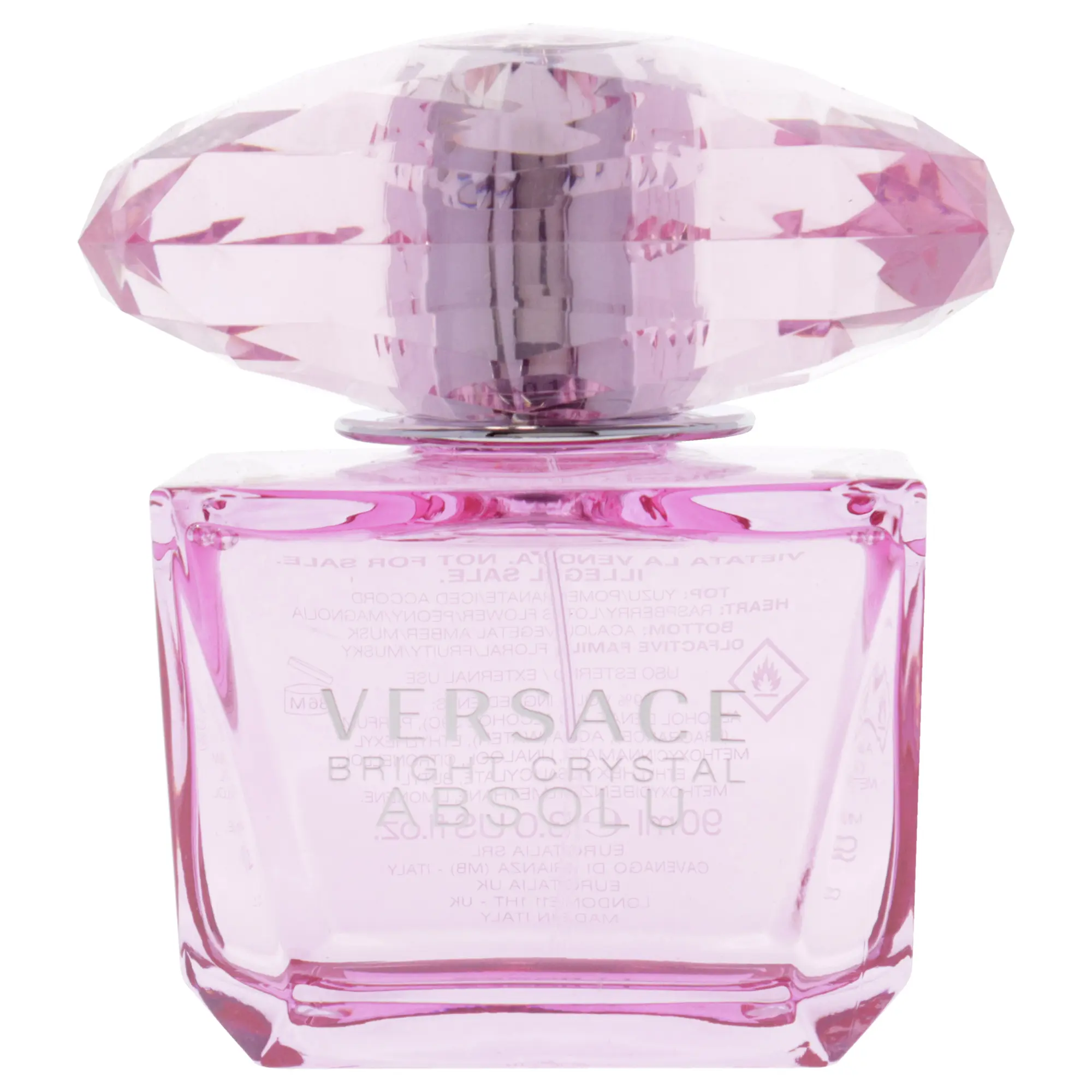Bright Crystal Absolu by Versace for Women - 3 oz EDP Spray(TESTER)