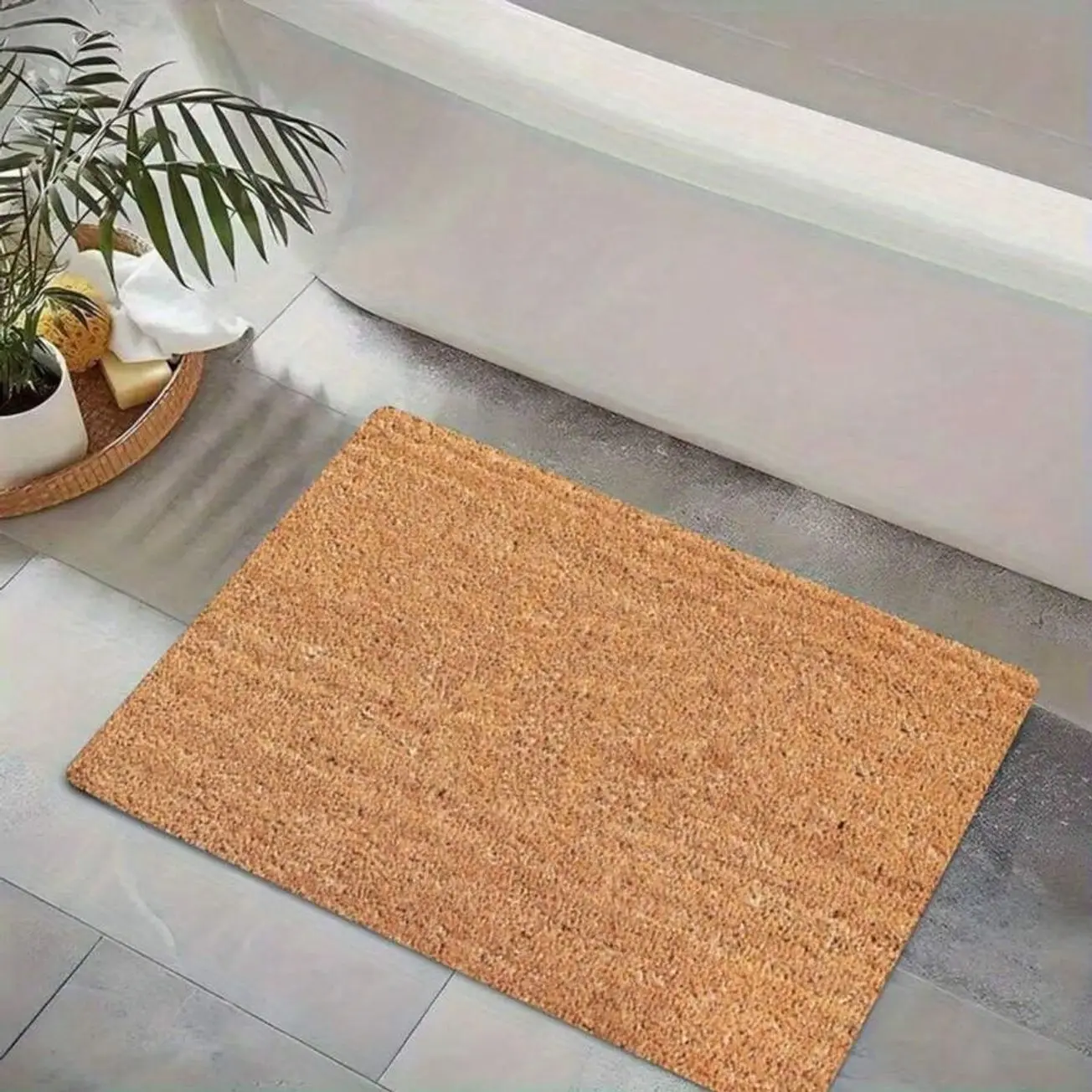 Basic Rubber Doormat Designed To Prevent Slipping, Suitable For Outdoor Use, Bathrooms, Homes, And Camping. It Is Absorbent And Washable, Making It A Decorative Floor Mat,2D Flat Kitchen Floor Mat Local Printed Entrance Door Mat Bathroom Mat