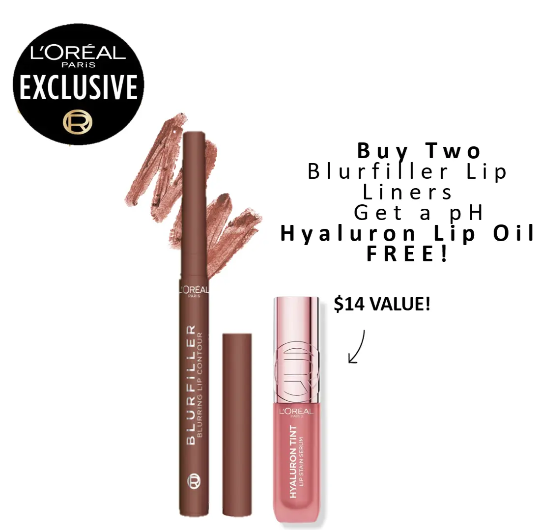 Blurfiller Blurring Lip Contour, Buildable Formula, Line, Define, Contour, L'Oreal Paris Blurfiller Blurring Lip Contour, Buildable Formula, Line, Define, Contour, L'Oreal Paris