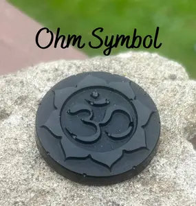 5G - EMF - 100% Russian Shungite Cell Phone - Tablet - Laptop - Radiation Absorption Sticker Disc - HEALING Accessories Compact Devices Crystal Electronic Protection Protective Resin