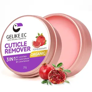 Cuticle Care Balm Organic for Women: Pomegranate Natural Cuticle Softener Remover for Men to Smoothe, Repair, rejuvenate, Strengthen & Moisturize Cuticles