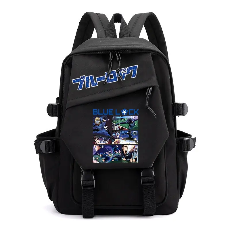 Blue Lock Collaboration: Itoshi Rin Student Backpack – Versatile, High-Capacity School Rucksack