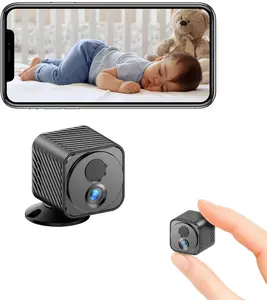 1080P Wireless Mini Camera for Home Security, 60-Days Battery Life, AI Motion Detection Alerts, Auto Night Vision, 3-Day Free Cloud Storage, No Need Micro SD Card, App Remote Viewing