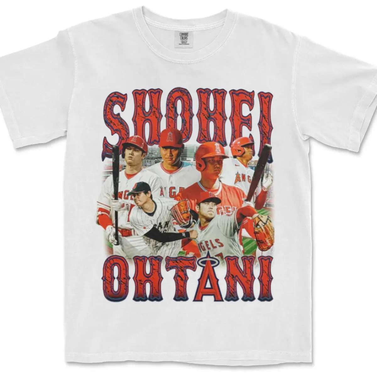Comfort Colors Shohei Ohtani Shirt, Baseball Star Graphic Tee, Vintage Player Shirt for Men Women,Game Day Sports Streetwear Gift