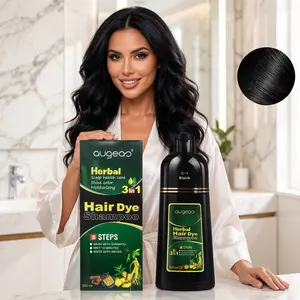 16.9 Fl oz 3-in-1 White Hair Covering Shampoo - Three in One, Easy to Use, Herbal Ingredients, Suitable for Men and Women, Semi Long lasting Covering, Hair Dyeing and Maintenance, Herbal Shampoo, Multi effect Formula, Nourishing Care, Festival Gift