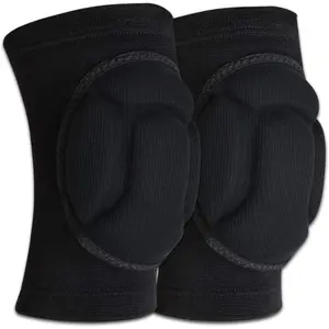One pair of breathable sweat-wicking compression knee sleeves with high-density EVA padding, durable stitching, comfortable for all-day wear, unisex, Sports knee sleeve