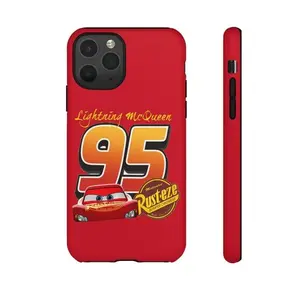 Lightning Mcqueen Cars Movie Tough 2-piece Phone Case
