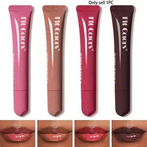 Natural Moisturizing Glossy Lip Balm Lip Care Delivers Even Color High Coverage Hydrating Crystal Jelly Lips with Light Texture and Gloss That Jumps Between Lips in One Swipe
