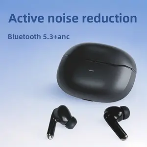 Factory new matte finish in-ear ANC active noise-cancelling TWS Bluetooth earphones with low latency for gaming