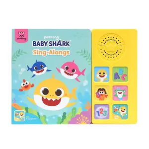 Baby Shark Sing-Alongs 6 Button Sound Book, Pinkfong Baby Shark Nursery Rhymes, Interactive Learning Books For Toddlers, Learning & Education Toys, Baby Shark Gifts