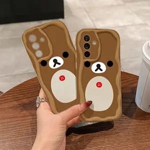 Cute Kawaii Cartoon Bear Phone Case for Samsung Galaxy a Series, Anti-Drop Protective Soft Tpu Back Cover, Popular Design for 4g & 5g Models