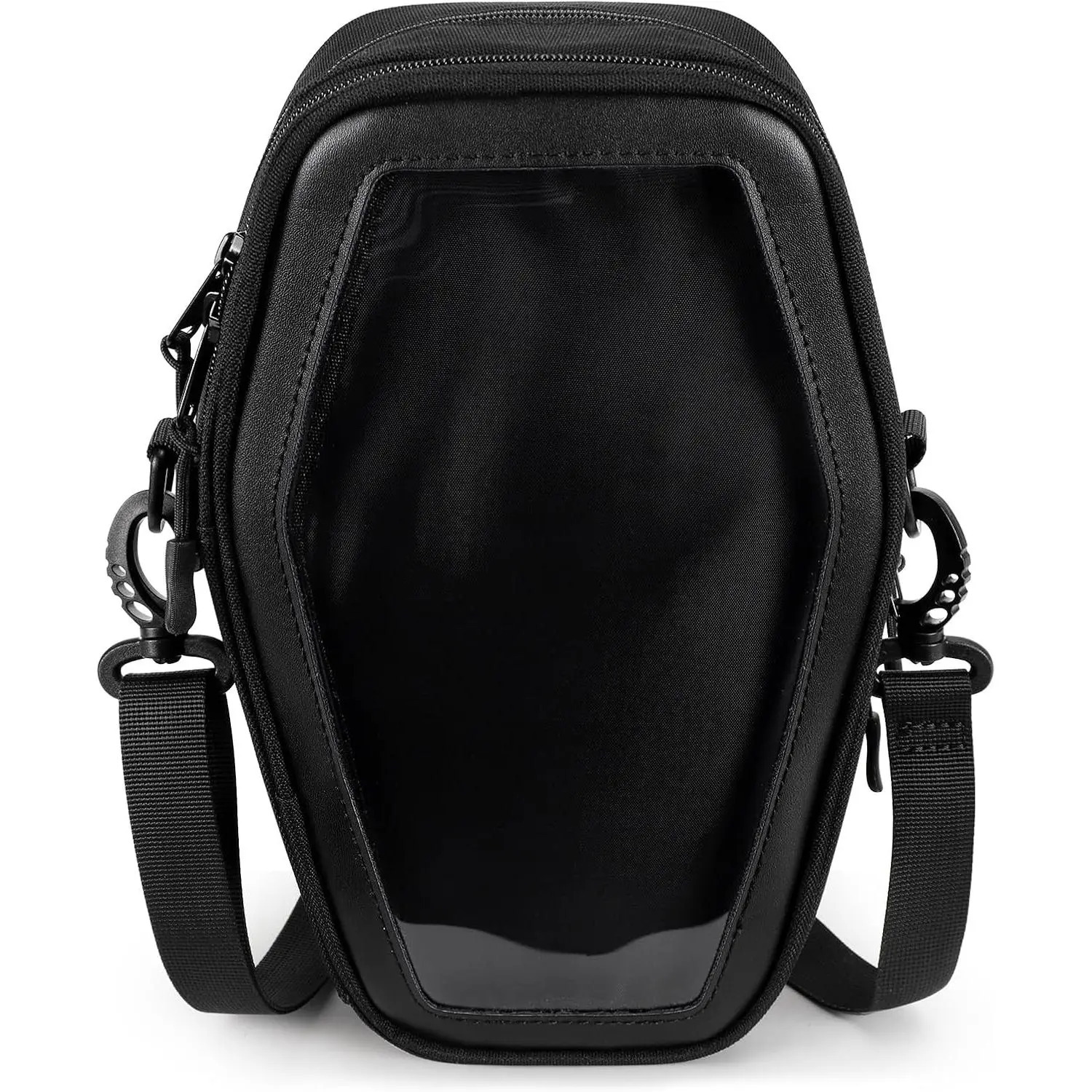 Ita Coffin Purse with Insert Gothic Crossbody Bag for Halloween