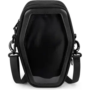 Ita Coffin Purse with Insert Gothic Crossbody Bag for Halloween