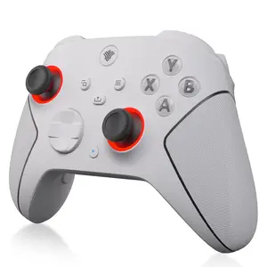 YUYIU Wireless Macro Controller for Xbox Series X|S & Steam PC with 7 RGB Lights Dual Vibration Turbo Programmable 3.5mm Audio Jack 1000mAh Battery