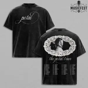 ArianaPetal 2026 V10 New Album Heavy Metal Graphic T-Shirt Washed , Eternal Sunshine Queen Music Hoodie, Pop Music Mexico-Style Tee