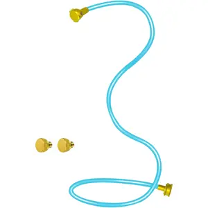 Standing Outdoor Misting Cooling System 6FT - Adjustable Mister Hose for Patio, Garden, Pool, Backyard - Flexible Water Spray Attachment for Umbrella, Bird Bath, Hummingbird, Durable Design