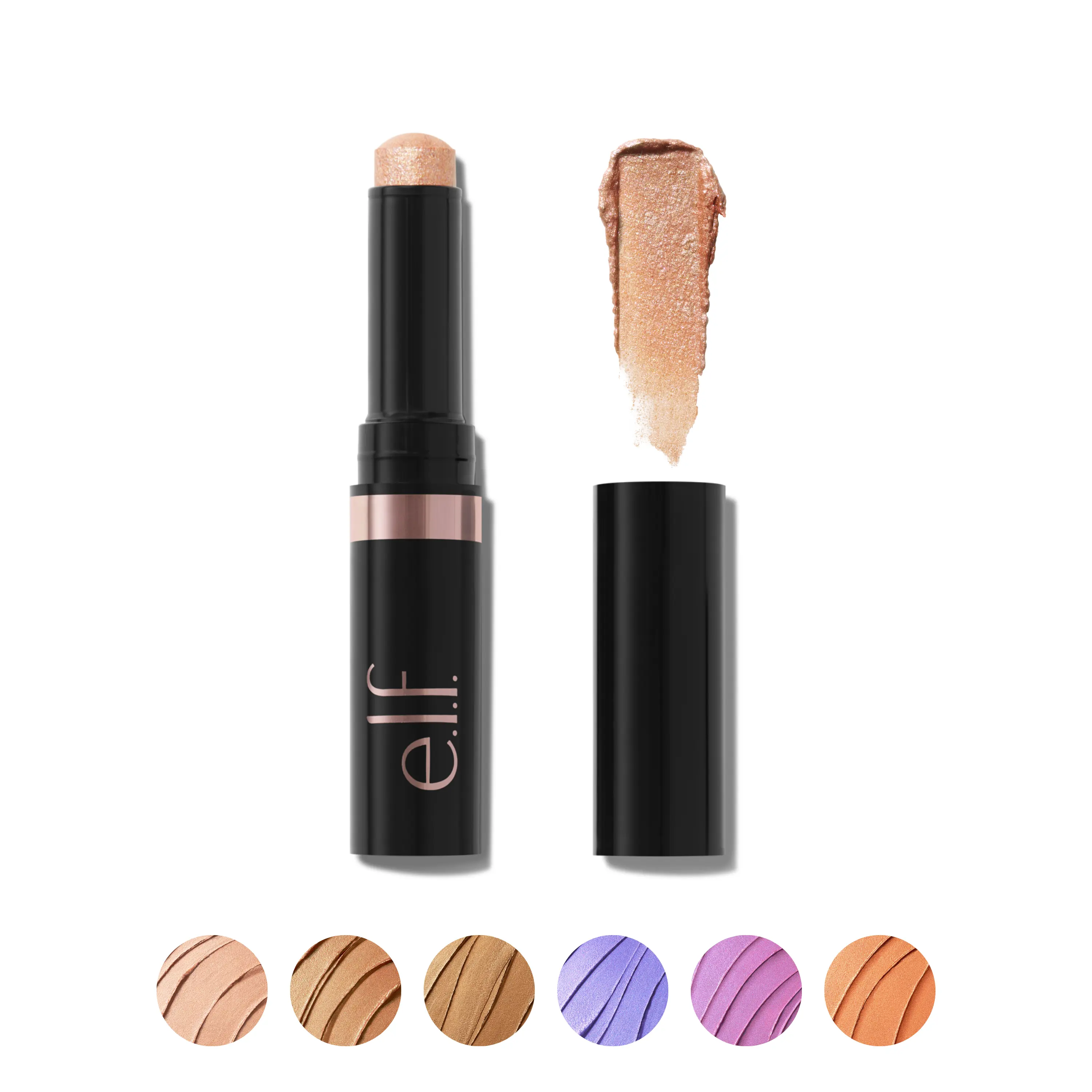 e.l.f. Glitzshow Metallic Eyeshadow Stick - 6 Shades Buildable & Blendable, High-Intensity Pigment, Foil Finish, Long-Lasting Wear e.l.f. Glitzshow Metallic Eyeshadow Stick - 6 Shades Buildable & Blendable, High-Intensity Pigment, Foil Finish, Long-Lasting Wear