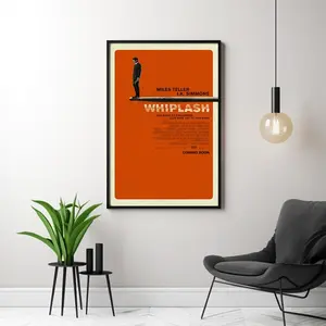 Whiplash Classic Movie Poster - Film Fan - Vintage Movie Poster - Christmas Home Decor - Wall Art - Posters Gifts