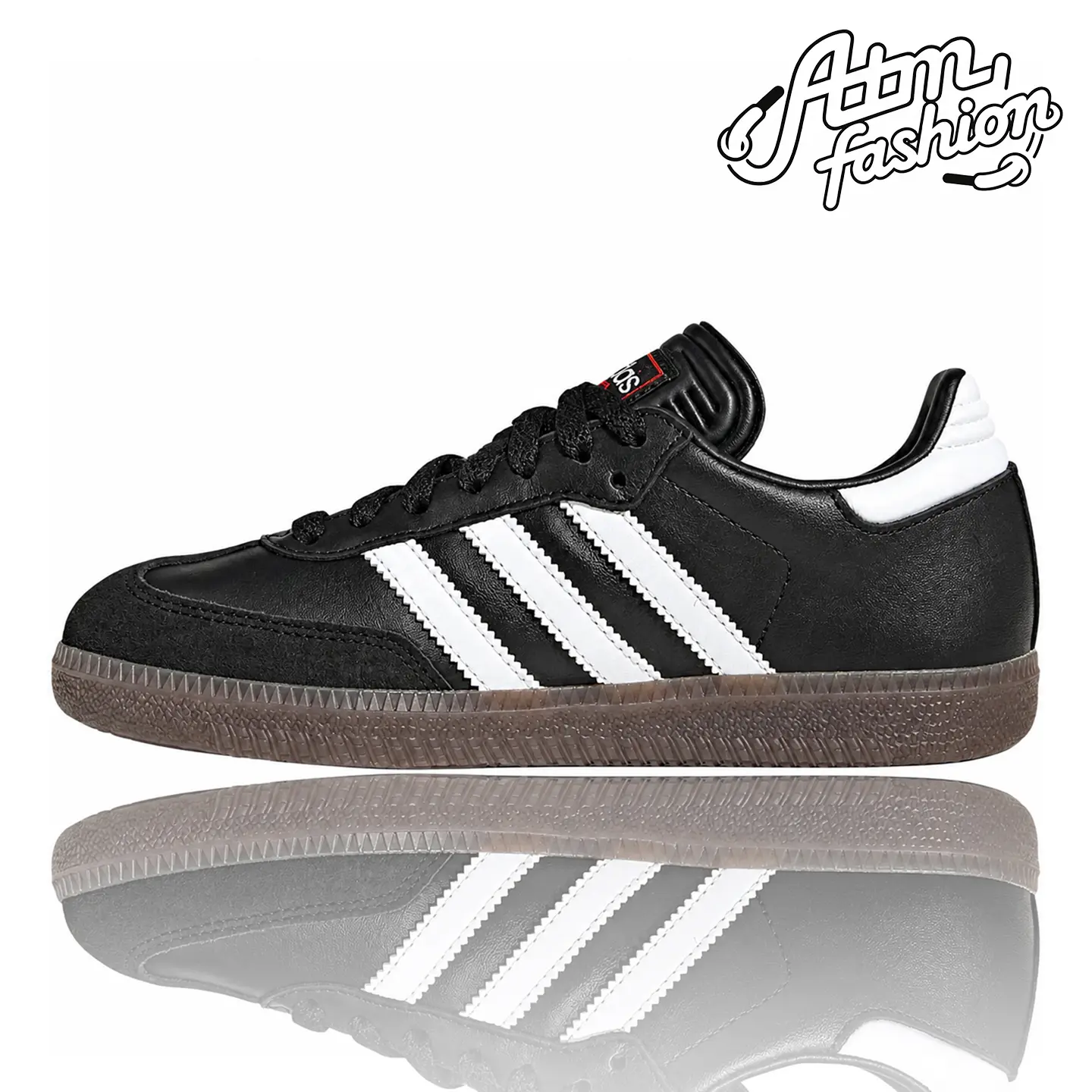 adidas Samba Black None (GS) IF1945 Youth Authentic Shoes Footwear Sneaker Trainer Comfortable Walking Fashion Trending Gift