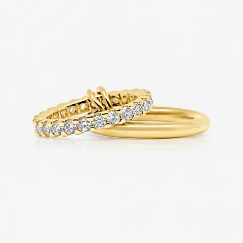 EVRY JEWELS Gold or Silver Plated Women's Hypoallergenic Lost in Hollywood Ring