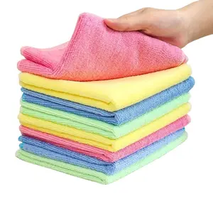 5 Piece Polyester Fiber Cleaning Cloths, Dishwashing Towels, Multi-Purpose Kitchen Bathroom Cleaner, Durable Absorbent Towels, Home Cleaning Tools
