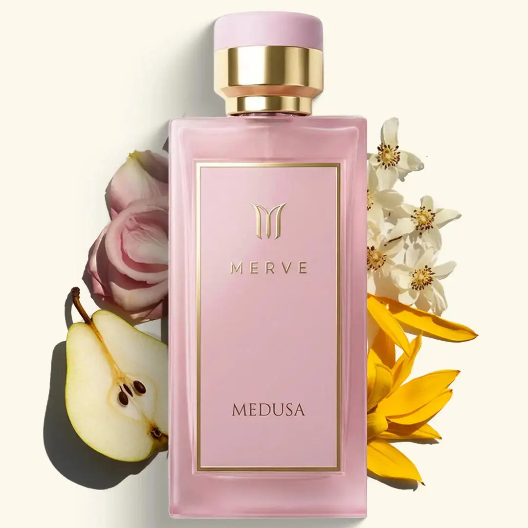 Merve Medusa Perfume For Women 3.4 oz | Long Lasting 12+ Hours | Rose, Ylang Ylang, Fruity, Floral, Citrus, Musk | Eau de Parfum | Vegan & Cruelty Free | Gift for Her