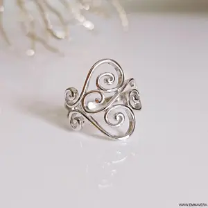 Sterling Silver Filigree Ring