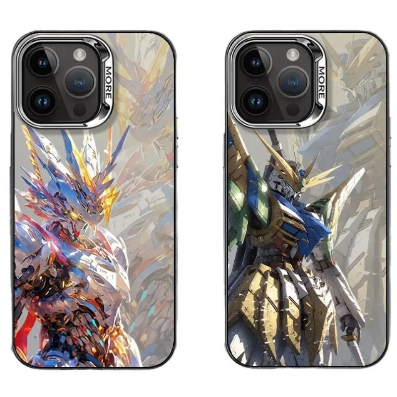 Cool Anime Gundam Mecha Manga Black Phone Cases For iPhone 17 16 15 14 13  12 11 Promax Pro Air Plus Shockproof Protective Cover Protection - TikTok  Shop