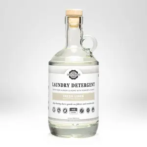 Laundry Detergent | Fresh Linen, 24 oz Glass
