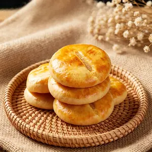 Traditional Chinese Wife Cake  Crispy Layers, Sweet Heart