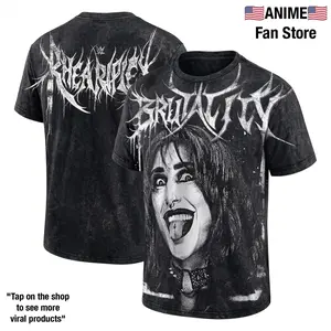 Rhea Ripley Nightmare Power Tee 230gsm Cotton – Showcasing Her Dominant Career, Brutal Strength, Championship Reigns, Judgment Day Era Leadership & Fearless Main Event Performances Defining Women’s Division in WWE