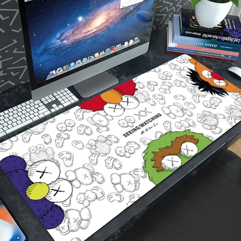 KAWS Inspired Art Desk Mat - Mouse Pad, Perfect for Fans, Pc Accessories – FASTSHIPPING