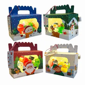 Christmas Rubber Ducks look LEDBox Set, 5pcs Duck, LED Lights and Gift Box