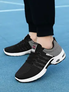 Men's Comfortable Breathable Soft Sole Sports Shoes, Lightweight Air Cushion Running Shoes, Versatile Trendy Casual Sneakers, Athletic Running Shoes