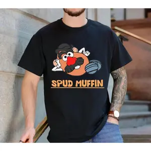 Funny Potato Head Portrait Tee, Mr Potato Head Spud Muffin Shirt, Man Toy Story Family Shirt, Cute Cartoon Shirt