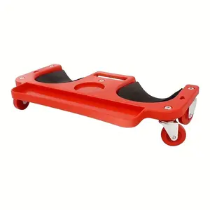 Rolling Knee Creeper with Built-in Tool Tray, Wheeled Knee Pads for Auto Repair & Flooring, Mobile Rolling Knee Pads with Swivel Casters