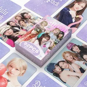 92 Pieces K-Pop Idol Cards, Korean Girl Group Album Delu Kpop Style, High-Definition Photo Lomo Cards, Collectible Fan Merchandise