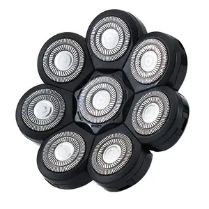High Performance Electric Shaver Replacement Heads, Smooth Comfortable Shaving Experience, Compatible with Most Brands, 5-9 Pieces