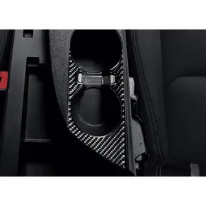 2016-2024 Camaro Real Carbon Fiber Cup Holder Trim Overlay