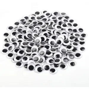CCINEE 30mm Black Googly Wiggle Eyes 100PCS with Self-Adhesive for DIY Handmade Crafts Decorations