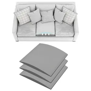 Foamagic 40D High Density Memory Sponge Sofa Cushion Support - 20x20x2 inch Gray Lifters for Sagging Couches, All Seasons, 1/2/3 Pack