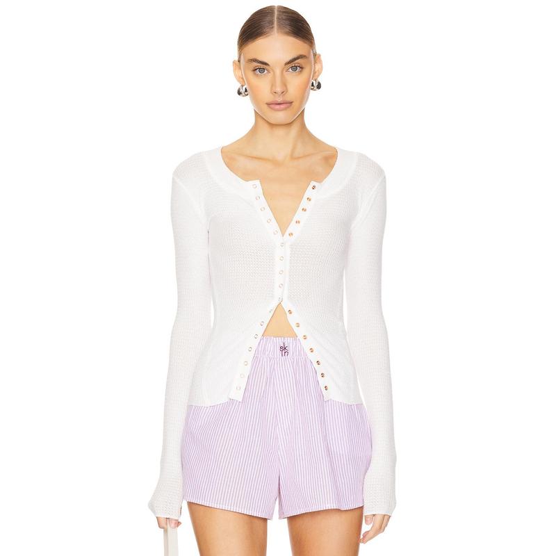 Free People Going Places Cardi in Cherry Crush