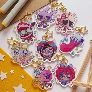 TADC Acrylic Keychains | Amazing Digital Circus | Pomni, Jax, Kinger, Caine, Ragatha, Gangle, Zooble, Bubble